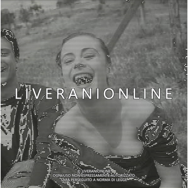 NEG-RETROSPETTIVA ANNA MARIA FERRERO ATTRICE NELLA FOTO ANNA MARIA FERRERO NELL\'ANNO 1950 A ROMA FOTO SANDRO VESPASIANI-AG ALDO LIVERANI SAS  