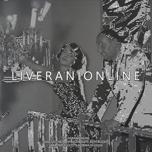 NEG-RETROSPETTIVA ANNA MARIA FERRERO ATTRICE NELLA FOTO ANNA MARIA FERRERO NELL\'ANNO 1950 A ROMA FOTO SANDRO VESPASIANI-AG ALDO LIVERANI SAS  