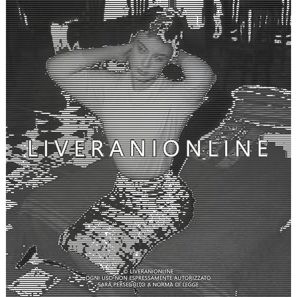 NEG-RETROSPETTIVA ANNA MARIA FERRERO ATTRICE NELLA FOTO ANNA MARIA FERRERO NELL\'ANNO 1950 A ROMA FOTO SANDRO VESPASIANI-AG ALDO LIVERANI SAS  