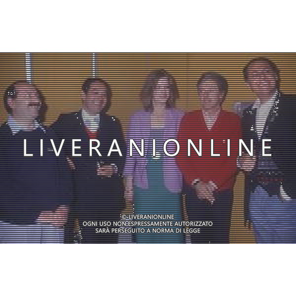 DIAP-RETROSPETTIVA GIANNI BONCOMPAGNI CONDUTTORE RADIOFONICO E PAROLIERE NELLA FOTO GIANNI BONCOMPAGNI CON RENZO ARBORE E MARIO MARENCO A ROMA AG ALDO LIVERANI SAS