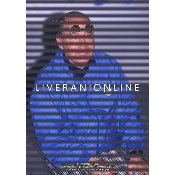 DIAP-RETROSPETTIVA GIANNI BONCOMPAGNI CONDUTTORE RADIOFONICO E PAROLIERE NELLA FOTO GIANNI BONCOMPAGNI A ROMA NELL\'ANNO 1988 AG ALDO LIVERANI SAS 