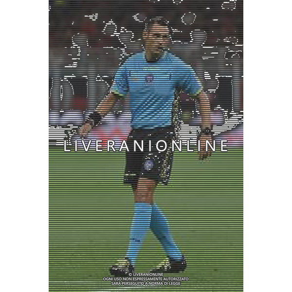 Milan vs Torino nella foto l\'arbitro Maurizio Mariani di Aprilia (LT) Milano 26-08-2023 Stadio Giuseppe Meazza - San Siro Campionato Serie A TIM - 2a giornata foto Roberto Garavaglia/ag. Aldo Liverani sas
