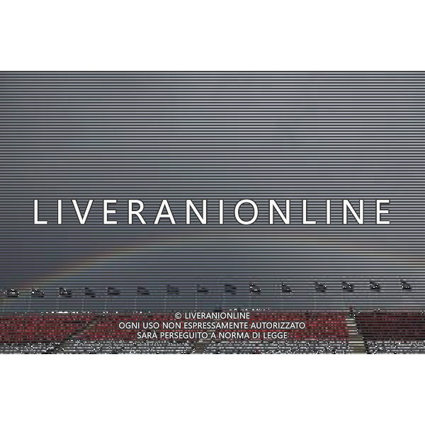Circuit atmosphere - a rainbow above the grandstand. 27.08.2023. Formula 1 World Championship, Rd 14, Dutch Grand Prix, Zandvoort, Netherlands, Race Day. - www.xpbimages.com, EMail: requests@xpbimages.com © Copyright: Staley / XPB Images AG ALDO LIVERANI SAS-ONLY ITALY