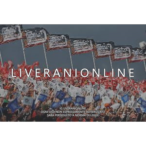 Circuit atmosphere - fans in the grandstand. 27.08.2023. Formula 1 World Championship, Rd 14, Dutch Grand Prix, Zandvoort, Netherlands, Race Day. - www.xpbimages.com, EMail: requests@xpbimages.com © Copyright: Moy / XPB Images ONLY ITALY-AG ALDO LIVERANI SAS