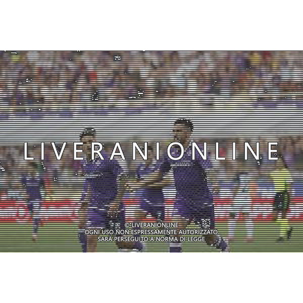 ZCP - 27/08/2023 - FIORENTINA vs LECCE partita di campionato serie A - nella foto: Esultanza Gonzalez (acf Fiorentina)-dopo il goal ©Claudio Zamagni/Agenzia Aldo Liverani s.a.s.