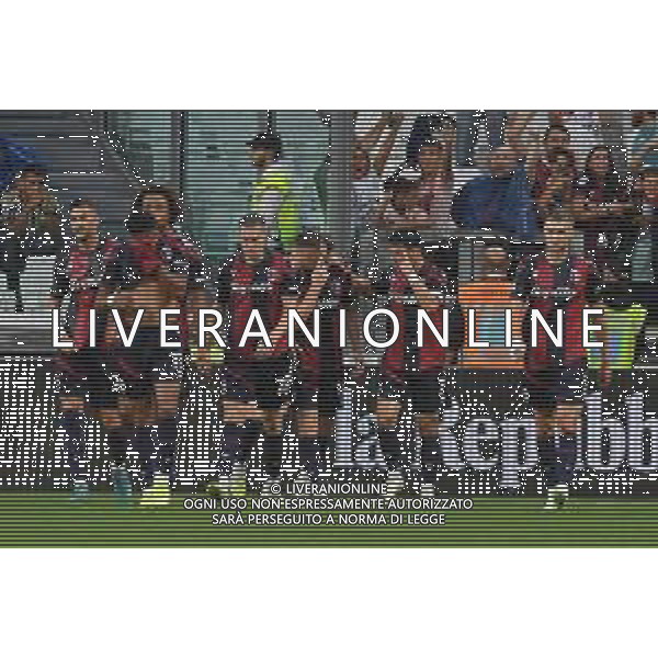 Torino 27.08.2023 Allianz Stadium @Manuela Viganti/Ag. Aldo Liverani sas Juventus vs Bologna Campionato Calcio Serie A TIM 2023/2024 2a giornata Nella foto: esultanza bologna dopo il gol di riccardo orsolini