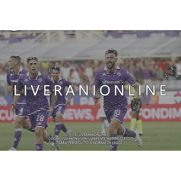 ZCP - 27/08/2023 - FIORENTINA vs LECCE partita di campionato serie A - nella foto: Esultanza Gonzalez (acf Fiorentina)- dopo il goal ©Claudio Zamagni/Agenzia Aldo Liverani s.a.s.