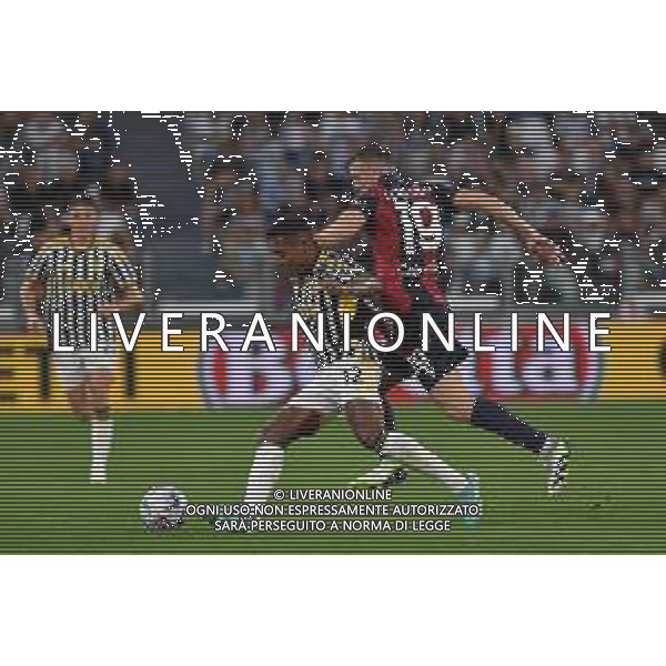 Torino 27.08.2023 Allianz Stadium @Manuela Viganti/Ag. Aldo Liverani sas Juventus vs Bologna Campionato Calcio Serie A TIM 2023/2024 2a giornata Nella foto: alex sandro e lewis ferguson
