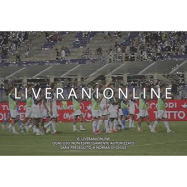 ZCP - 27/08/2023 - FIORENTINA vs LECCE partita di campionato serie A - nella foto: esultanza lecce a fine gara ©Claudio Zamagni/Agenzia Aldo Liverani s.a.s.