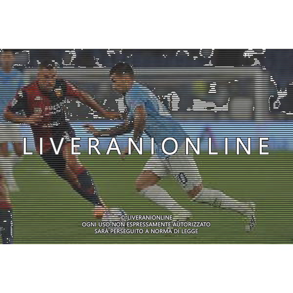Lazio vs Genoa - Campionato Serie A - 2 giornata - Stadio Olimpico - Roma 27-08-2023 nella foto Zaccagni e Strootman FOTO FEDERICO GAETANO-AG ALDO LIVERANI SAS