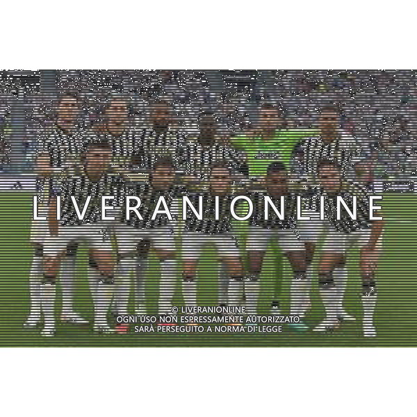 Torino 27.08.2023 Allianz Stadium @Manuela Viganti/Ag. Aldo Liverani sas Juventus vs Bologna Campionato Calcio Serie A TIM 2023/2024 2a giornata Nella foto: la formazione della juventus da dx verso sx: dusan vlahovic, adrien rabiot, gleison bremer, timothy weah, mattia perin, danilo, andrea cambiaso, manuel locatelli, nicolò fagioli, alex sandro, federico chiesa ©Viganti/AGENZIA ALDO LIVERANI SAS