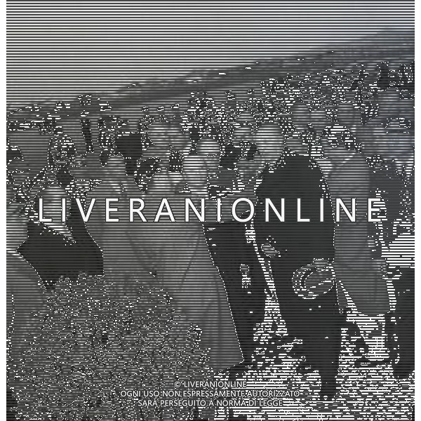 NEG-1950 ROMA VISITA IN ITALIA DEL CANCELLIERE FEDERALE DELLA GERMANIA KONRAD ADENAUER NELLA FOTO IL CANCELLIERE TEDESCO KONRAD ADENAUER CON L\'ONOREVOLE MARIO SCELBA NELL\'ANNO 1950 A ROMA FOTO SANDRO VESPASIANI-AG ALDO LIVERANI SAS