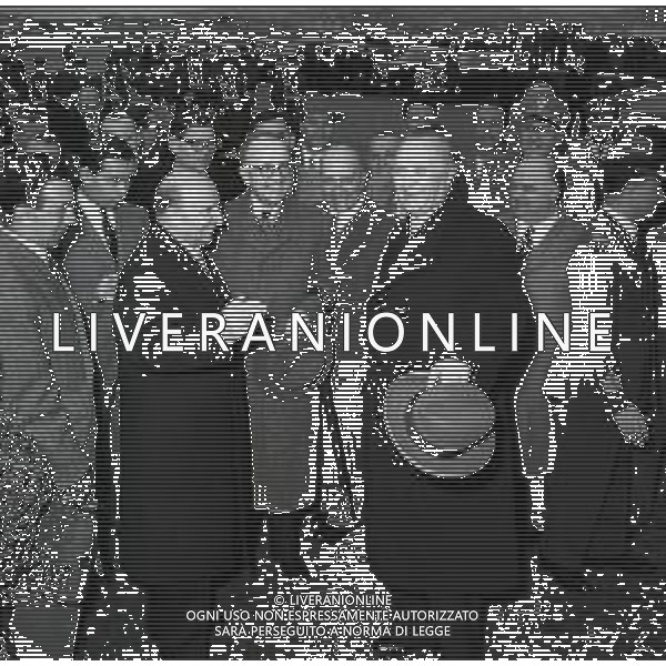 NEG-1950 ROMA VISITA IN ITALIA DEL CANCELLIERE FEDERALE DELLA GERMANIA KONRAD ADENAUER NELLA FOTO IL CANCELLIERE TEDESCO KONRAD ADENAUER CON L\'ONOREVOLE MARIO SCELBA NELL\'ANNO 1950 A ROMA FOTO SANDRO VESPASIANI-AG ALDO LIVERANI SAS