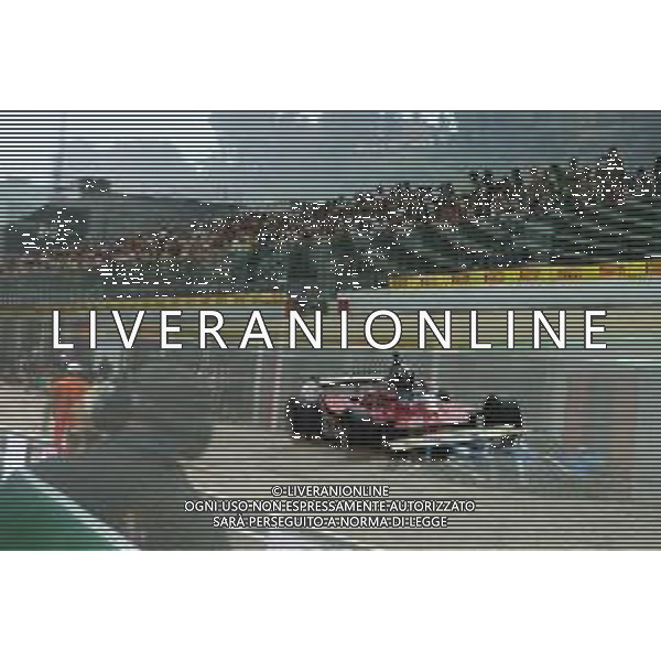IMOLA 27 08 2023 AUTODROMO ENZO E DINO FERRARI MINARDI DAY NELLA FOTO LA FERRARI DI GILLES VILLENEUVE 1980 IN PISTA PER MINARDI DAY FOTO GIANNI SANNA-AG ALDO LIVERANI SAS