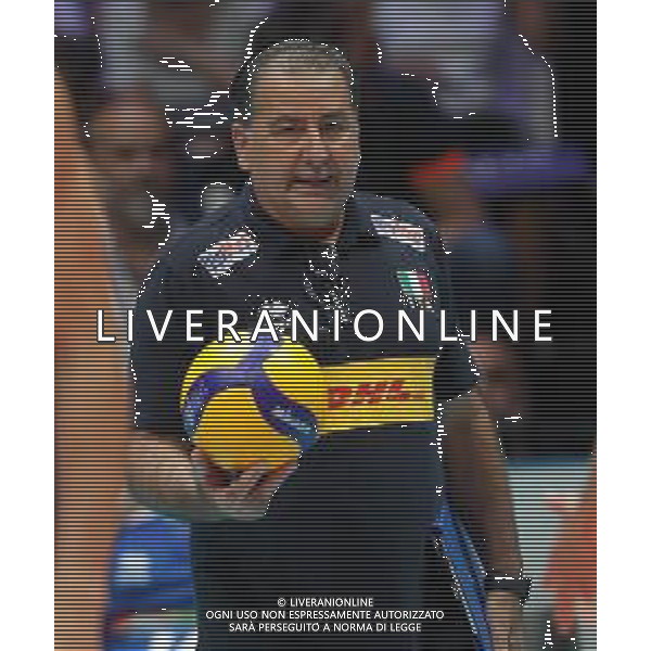 BOLOGNA 28 08 2023 EUROVOLLEY 2023 ITALIA-BELGIO 3-0 NELLA FOTO ALLENATORE FERDINADO DE GIORGI ©SANNA / AGENZIA ALDO LIVERANI SAS