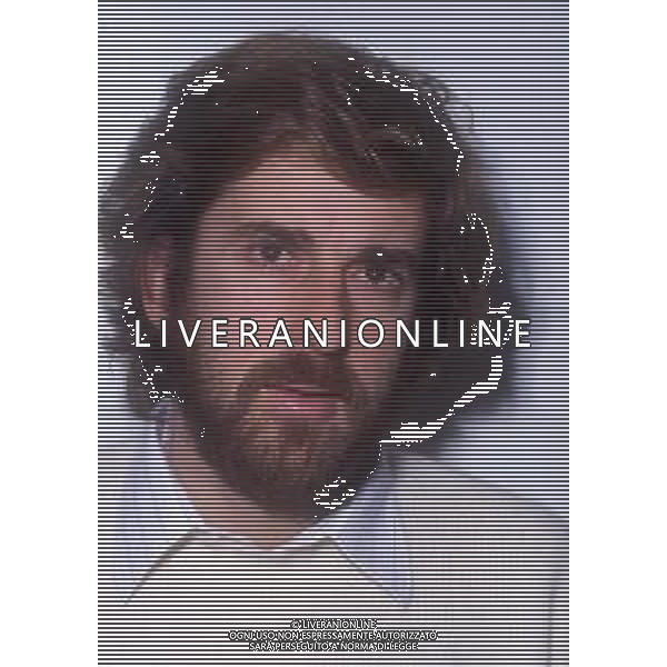 RETROSPETTIVA NANNI MORETTI REGISTA NELLA FOTO NANNI MORETTI A MILANO NELL\'ANNO 1984 TERRAZZA MARTINI AG ALDO LIVERANI SAS  