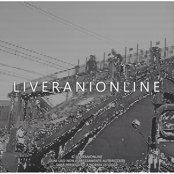 1969 SESTO SAN GIOVANNI NELLA FOTO I LAVORI PER LA COSTRUZIONE DEL PONTE A SESTO SAN GIOVANNI AG ALDO LIVERANI SAS