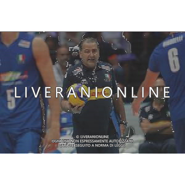 BOLOGNA 28 08 2023 EUROVOLLEY 2023 ITALIA-BELGIO 3-0 NELLA FOTO FERDINANDO DE GIORGI ALLENATORE FOTO GIANNI SANNA-AG ALDO LIVERANI SAS