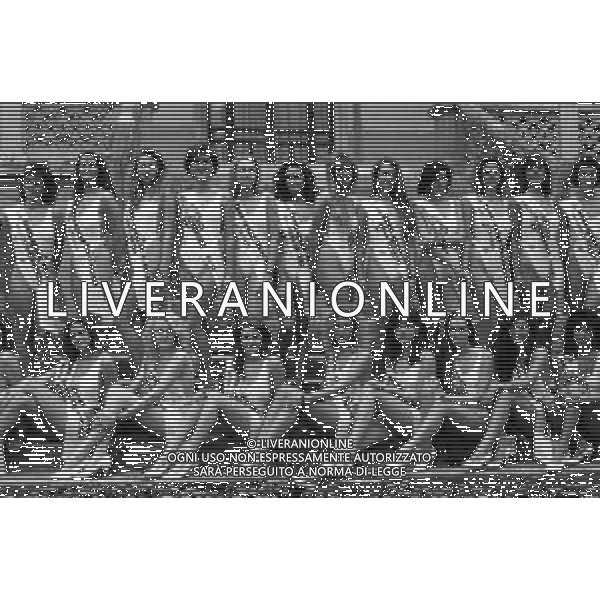 Neg- CONCORSO DI BELLEZZA MISS ITALIA 1987 a Salsomaggiore 4 Ottobre 1987 Nella foto Le concorrenti partecipanti al concorso AG ALDO LIVERANI SAS