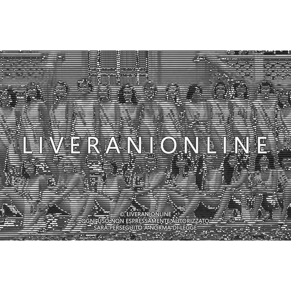 Neg- CONCORSO DI BELLEZZA MISS ITALIA 1987 a Salsomaggiore 4 Ottobre 1987 Nella foto Le concorrenti partecipanti al concorso AG ALDO LIVERANI SAS