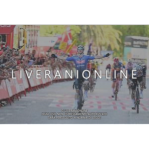 29-08-2023 Vuelta A Espana; Tappa 04 Andorra La Vella - Tarragona; 2023, Alpecin - Deceuninck; 2023, Uae Emirates; Groves, Kaden; Molano, Sebastian; Tarragona; ©SIROTTI / AGENZIA ALDO LIVERANI SAS
