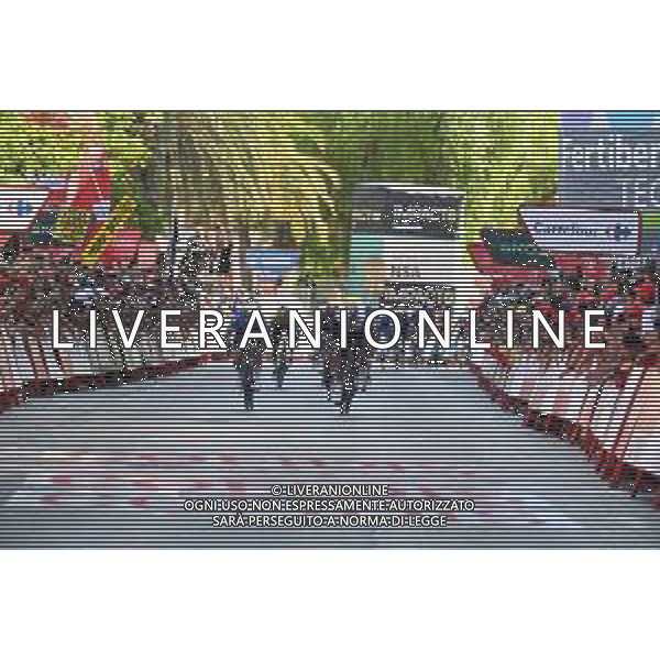 29-08-2023 Vuelta A Espana; Tappa 04 Andorra La Vella - Tarragona; 2023, Alpecin - Deceuninck; 2023, Uae Emirates; Groves, Kaden; Molano, Sebastian; Tarragona; ©SIROTTI / AGENZIA ALDO LIVERANI SAS