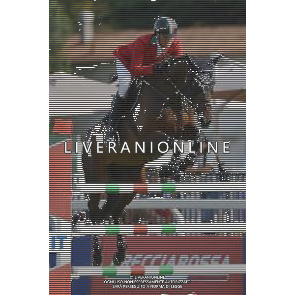 TVRG Europei Salto Ostacoli nella foto Francesco Turturiello (ITA) Milano 30/08/2023 Ippodromo SNAI San Siro Campionato Europeo di Salto Ostacoli foto Roberto Garavaglia/ag. Aldo Liverani sas