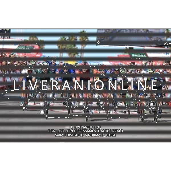 30-08-2023 Vuelta A Espana; Tappa 05 Morella - Burriana; 2023, Alpecin - Deceuninck; 2023, Ineos Grenadiers; 2023, Totalenergies; Groves, Kaden; Ganna, Filippo; Van Gestel, Dries; Burriana; FOTO STEFANO SIROTTI-AG ALDO LIVERANI SAS