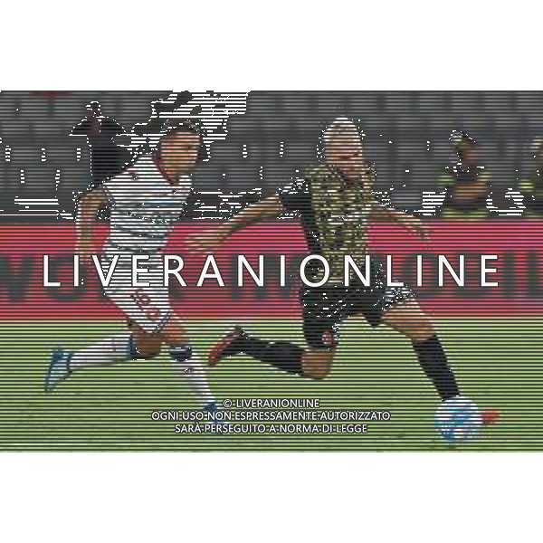 Giuseppe Sibilli (SSC Bari) and Alessio Vita (A.S. Cittadella 1973) during the Italian Serie B match SSC Bari vs AS Cittadella on August 30, 2023 at the San Nicola stadium in Bari, Italy. Photo by Emmanuele Mastrodonato/ag. Aldo Liverani sas