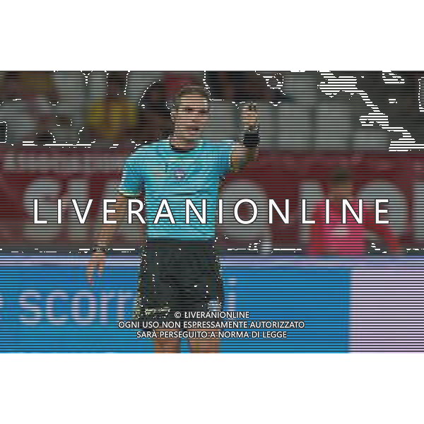 the referee Alberto Santoro of Messina during the Italian Serie B match SSC Bari vs AS Cittadella on August 30, 2023 at the San Nicola stadium in Bari, Italy. Photo by Emmanuele Mastrodonato/ag. Aldo Liverani sas
