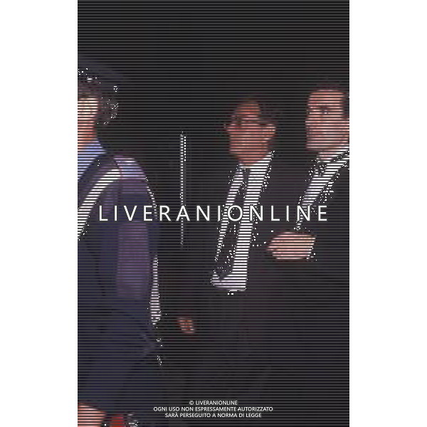 DIAP-RETROSPETTIVA MASSIMO TROISI ATTORE NELLA FOTO MASSIMO TROISI A VENEZIA NELL\'ANNO 1989 AG ALDO LIVERANI SAS 