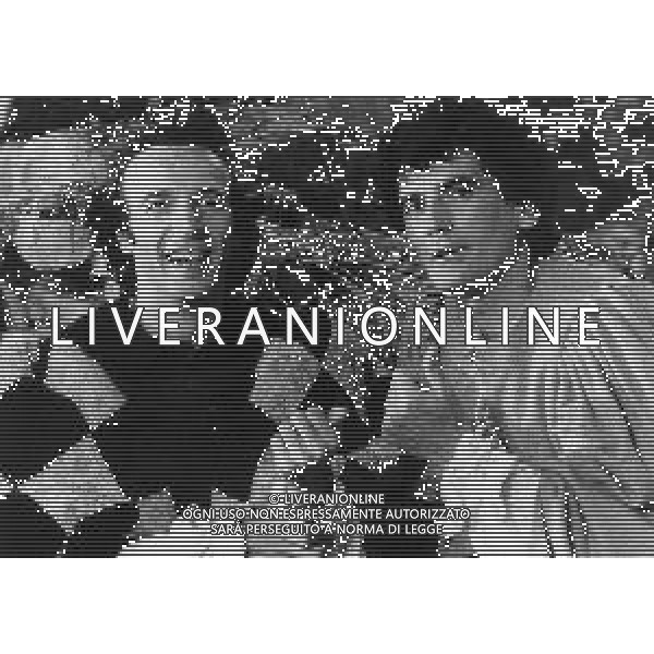 ST-RETROSPETTIVA MASSIMO TROISI ATTORE NELLA FOTO MASSIMO TROISI CON ROBERTO BENIGNI AG ALDO LIVERANI SAS