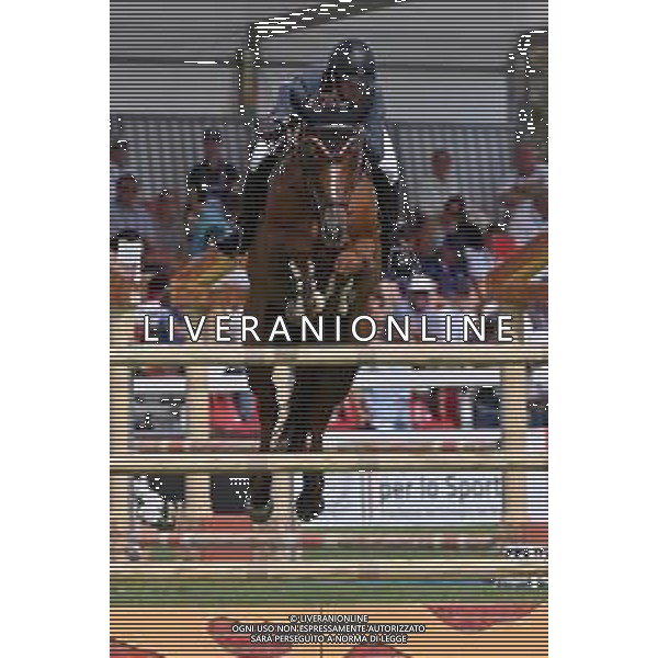 TVRG Europei Salto Ostacoli nella foto Eduardo Alvarez Aznar (ESP) Milano 31-08-2023 Ippodromo SNAI San Siro Campionato Europeo di Salto Ostacoli foto Roberto Garavaglia/ag. Aldo Liverani sas
