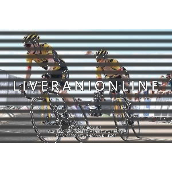 31-08-2023 Vuelta A Espana; Tappa 06 La Val D \'uixo - Observatorio Astrofisico De Javalambre; 2023, Jumbo - Visma; Vingegaard, Jonas; Roglic, Primoz; Observatorio Astrofisico De Javalambre; FOTO STEFANO SIROTTI-AG ALDO LIVERANI SAS