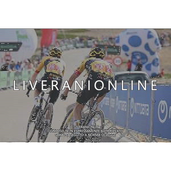 31-08-2023 Vuelta A Espana; Tappa 06 La Val D \'uixo - Observatorio Astrofisico De Javalambre; 2023, Jumbo - Visma; Vingegaard, Jonas; Roglic, Primoz; Observatorio Astrofisico De Javalambre; FOTO STEFANO SIROTTI-AG ALDO LIVERANI SAS
