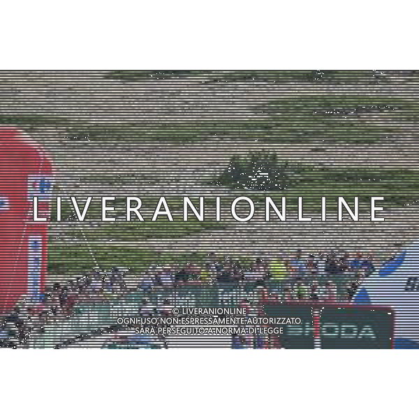 31-08-2023 Vuelta A Espana; Tappa 06 La Val D \'uixo - Observatorio Astrofisico De Javalambre; 2023, Soudal - Quickstep; 2023, Bora - Hansgrohe; Evenepoel, Remco; Vlasov, Aleksandr; Observatorio Astrofisico De Javalambre; FOTO STEFANO SIROTTI-AG ALDO LIVERANI SAS