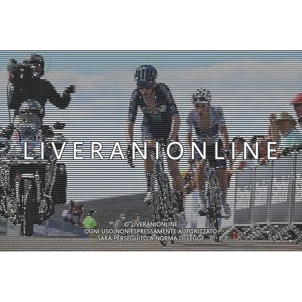 31-08-2023 Vuelta A Espana; Tappa 06 La Val D \'uixo - Observatorio Astrofisico De Javalambre; 2023, Dsm - Firmenich; 2023, Groupama - Fdj; Bardet, Romain; Martinez, Lenny; Observatorio Astrofisico De Javalambre; FOTO STEFANO SIROTTI-AG ALDO LIVERANI SAS