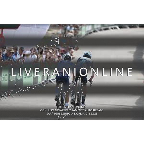 31-08-2023 Vuelta A Espana; Tappa 06 La Val D \'uixo - Observatorio Astrofisico De Javalambre; 2023, Dsm - Firmenich; 2023, Groupama - Fdj; Bardet, Romain; Martinez, Lenny; Observatorio Astrofisico De Javalambre; FOTO STEFANO SIROTTI-AG ALDO LIVERANI SAS