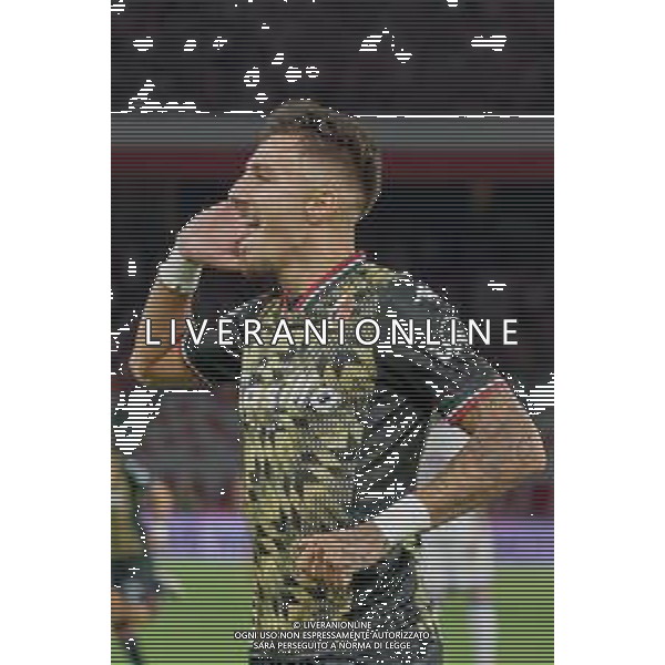 Marco Nasti (SSC Bari) celebrates after scoring a goal during the Italian Serie B match SSC Bari vs AS Cittadella on August 30, 2023 at the San Nicola stadium in Bari, Italy. Photo by Emmanuele Mastrodonato/ag. Aldo Liverani sas