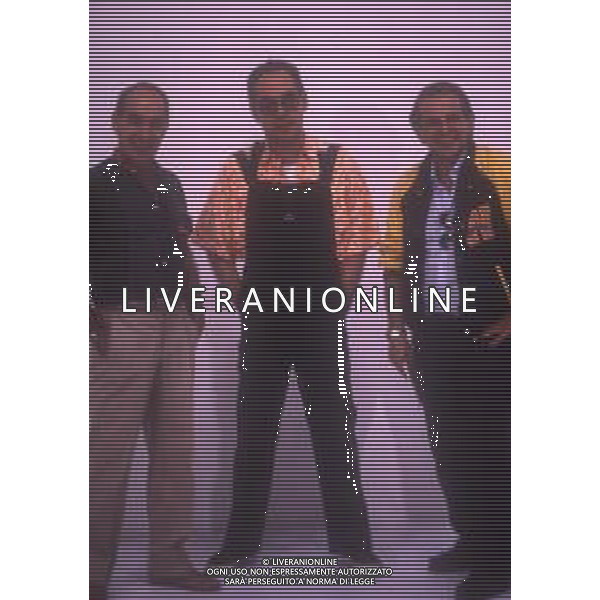 DIAP-RETROSPETTIVA GIANNI BONCOMPAGNI CONDUTTORE RADIOFONICO E PAROLIERE NELLA FOTO GIANNI BONCOMPAGNI CON DON LURIO E GIANCARLO MAGALLI AG ALDO LIVERANI SAS 