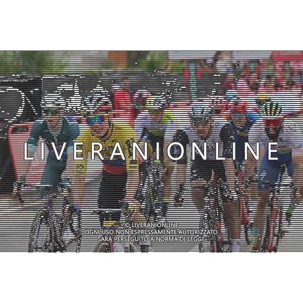 01-09-2023 Vuelta A Espana; Tappa 07 Utiel - Oliva; 2023, Caja Rural - Seguros Rga; Aular Sanabria, Orluis; Oliva; ©SIROTTI / AGENZIA ALDO LIVERANI SAS