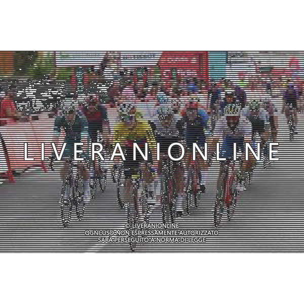 01-09-2023 Vuelta A Espana; Tappa 07 Utiel - Oliva; 2023, Totalenergies; 2023, Caja Rural - Seguros Rga; 2023, Lidl - Trek; 2023, Alpecin - Deceuninck; 2023, Uae Emirates; Soupe, Geoffrey; Aular Sanabria, Orluis; Theuns, Edward; Groves, Kaden; Molano, Sebastian; Oliva; ©SIROTTI / AGENZIA ALDO LIVERANI SAS