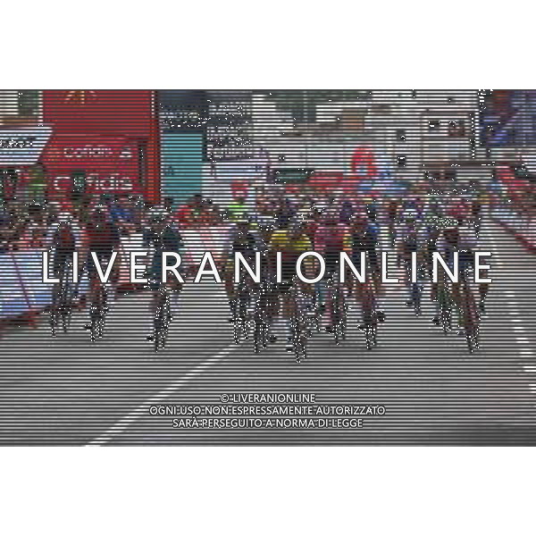 01-09-2023 Vuelta A Espana; Tappa 07 Utiel - Oliva; 2023, Totalenergies; 2023, Caja Rural - Seguros Rga; 2023, Lidl - Trek; 2023, Alpecin - Deceuninck; Soupe, Geoffrey; Aular Sanabria, Orluis; Theuns, Edward; Groves, Kaden; Oliva; ©SIROTTI / AGENZIA ALDO LIVERANI SAS