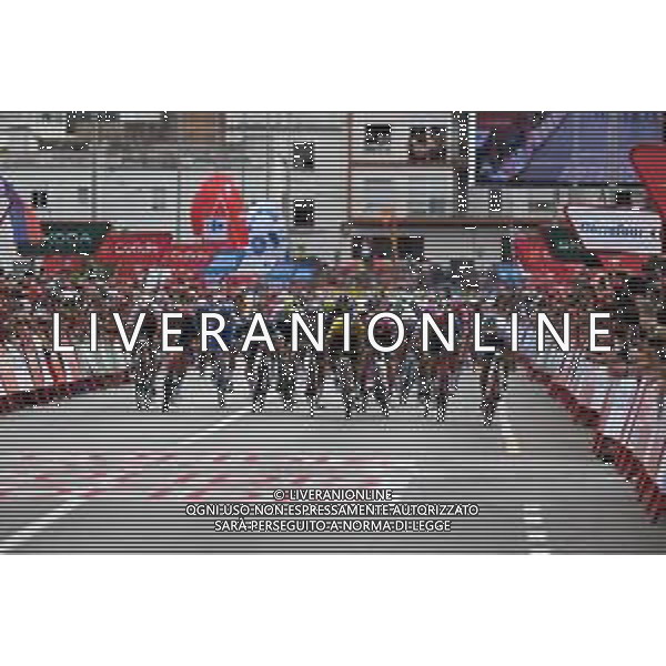 01-09-2023 Vuelta A Espana; Tappa 07 Utiel - Oliva; 2023, Totalenergies; 2023, Caja Rural - Seguros Rga; 2023, Lidl - Trek; 2023, Alpecin - Deceuninck; Soupe, Geoffrey; Aular Sanabria, Orluis; Theuns, Edward; Groves, Kaden; Oliva; ©SIROTTI / AGENZIA ALDO LIVERANI SAS