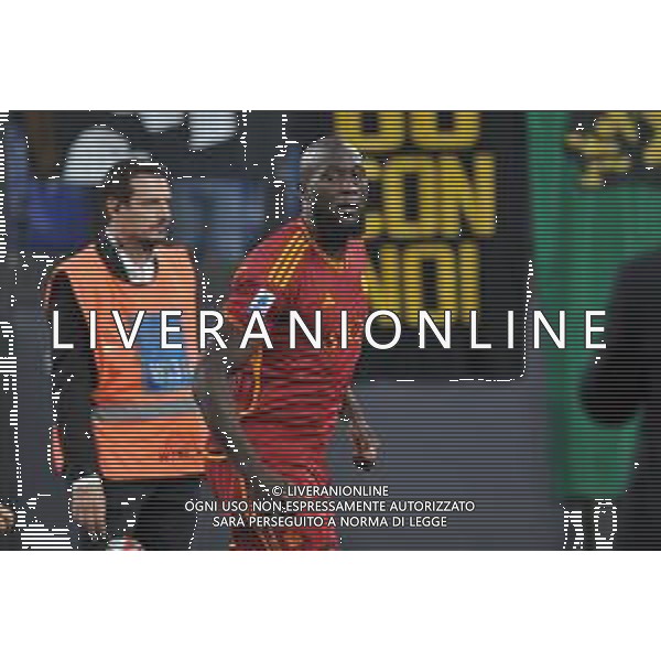 Roma vs Milan - Campionato Serie A - 3 giornata - Stadio Olimpico - Roma 01-09-2023 nella foto Presentazione del nuovo acquisto Romelu Lukaku ©Federico Gaetano / AGENZIA ALDO LIVERANI SAS