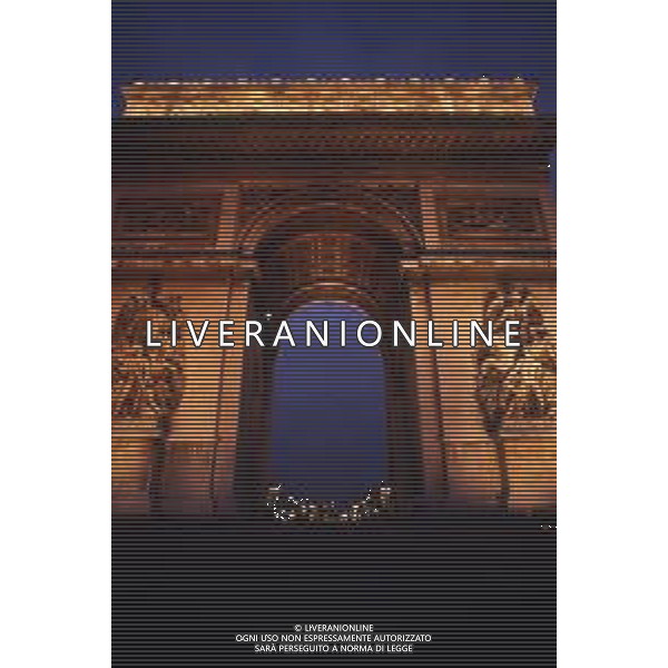 DIAP-1985 FRANCIA-PARIGI L\'ARCO DEL TRIONFO AG ALDO LIVERANI SAS