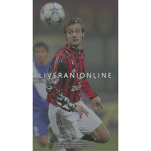 Milano 29 novembre 2005 Milan - Brescia coppa italia ottavi di finale nella foto: Gilardino Alberto foto Andry / Ag. Aldo Liverani