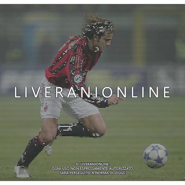 Milano 29 novembre 2005 Milan - Brescia coppa italia ottavi di finale nella foto: Gilardino Alberto foto Andry / Ag. Aldo Liverani