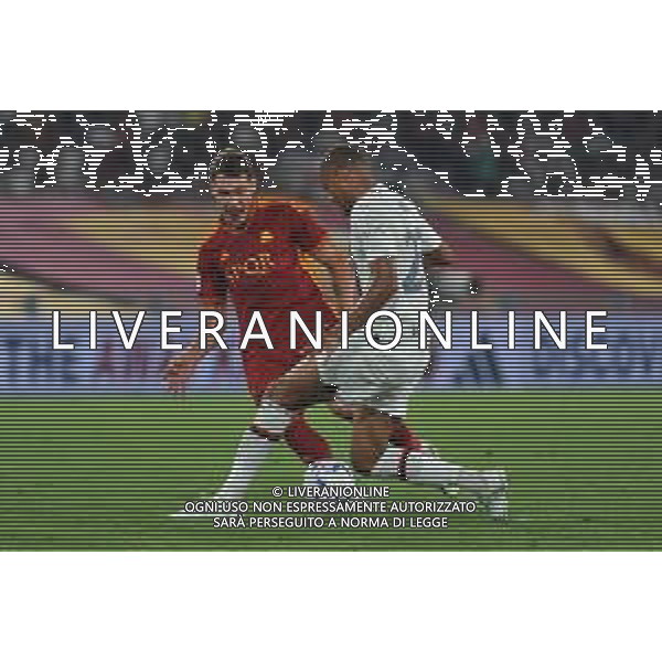 Roma vs Milan - Campionato Serie A - 3 giornata - Stadio Olimpico - Roma 01-09-2023 nella foto Thiaw chiude su Belotti ©Federico Gaetano / AGENZIA ALDO LIVERANI SAS
