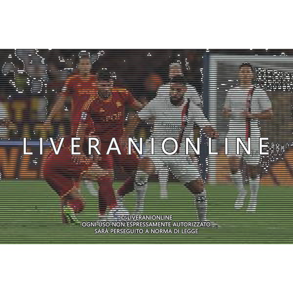 Roma vs Milan - Campionato Serie A - 3 giornata - Stadio Olimpico - Roma 01-09-2023 nella foto Aouar e Loftus-Cheek ©Federico Gaetano / AGENZIA ALDO LIVERANI SAS